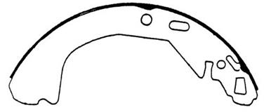 1993 Oldsmobile Silhouette Drum Brake Shoe CE 111.06360