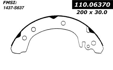 Drum Brake Shoe CE 111.06370