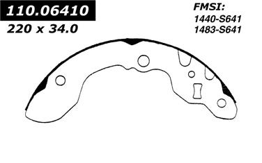 1992 Suzuki Sidekick Drum Brake Shoe CE 111.06410