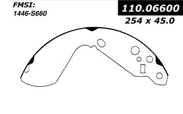 1991 Suzuki Sidekick Drum Brake Shoe CE 111.06600