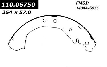 Drum Brake Shoe CE 111.06750