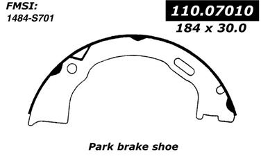 2005 Ford Explorer Sport Trac Parking Brake Shoe CE 111.07010