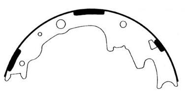 Drum Brake Shoe CE 111.07040