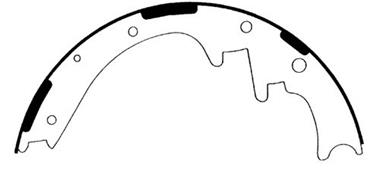 Drum Brake Shoe CE 111.07050