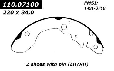 1998 Suzuki Sidekick Drum Brake Shoe CE 111.07100