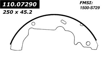 Drum Brake Shoe CE 111.07290