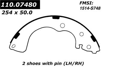 Drum Brake Shoe CE 111.07480