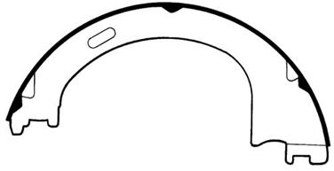 2001 Ford F-150 Parking Brake Shoe CE 111.07520