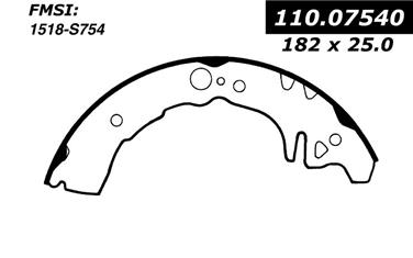 Drum Brake Shoe CE 111.07540