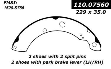 Drum Brake Shoe CE 111.07560