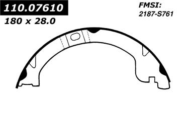 2000 Chrysler Town & Country Parking Brake Shoe CE 111.07610