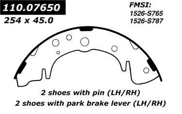 2001 Hyundai Santa Fe Drum Brake Shoe CE 111.07650