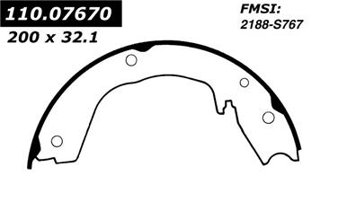 Parking Brake Shoe CE 111.07670