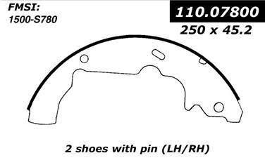 Drum Brake Shoe CE 111.07800