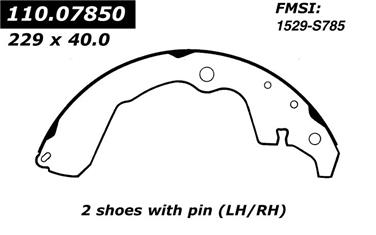 Drum Brake Shoe CE 111.07850