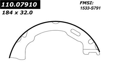 2008 Ford Explorer Parking Brake Shoe CE 111.07910