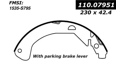 Drum Brake Shoe CE 111.07951