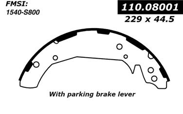 Drum Brake Shoe CE 111.08001