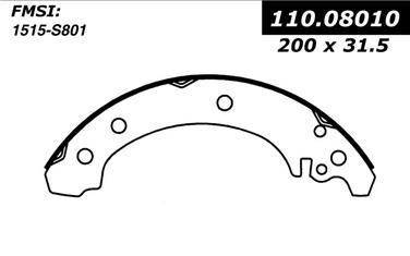 Drum Brake Shoe CE 111.08010