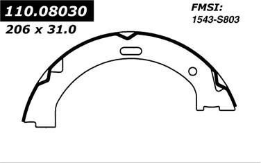 Parking Brake Shoe CE 111.08030