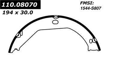 Parking Brake Shoe CE 111.08070