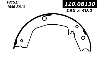 Parking Brake Shoe CE 111.08130