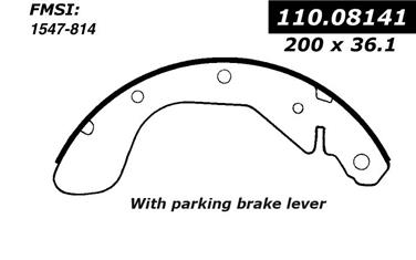 Drum Brake Shoe CE 111.08141