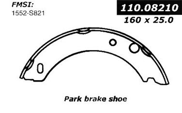 Parking Brake Shoe CE 111.08210