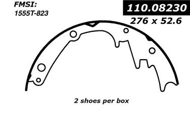 Parking Brake Shoe CE 111.08230