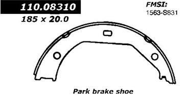 2002 BMW 525i Parking Brake Shoe CE 111.08310