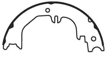 Parking Brake Shoe CE 111.08440