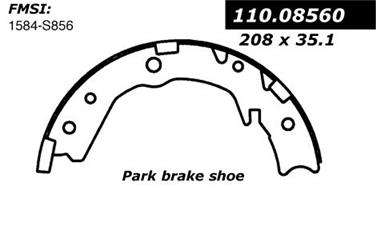 2009 Honda Odyssey Parking Brake Shoe CE 111.08560