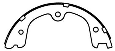 2006 Nissan Frontier Parking Brake Shoe CE 111.08690