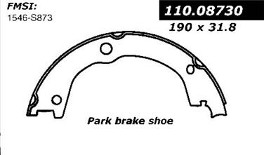 Parking Brake Shoe CE 111.08730