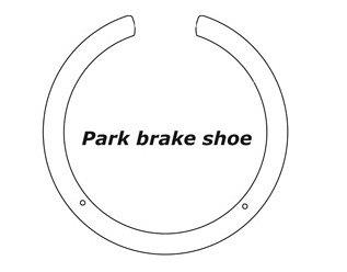 Parking Brake Shoe CE 111.08800