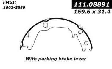 2001 Hyundai XG300 Parking Brake Shoe CE 111.08891