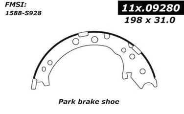 2007 Honda CR-V Parking Brake Shoe CE 111.09280