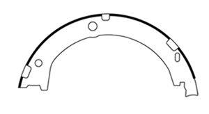 2013 Cadillac XTS Parking Brake Shoe CE 111.09330