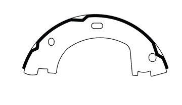 Parking Brake Shoe CE 111.09400