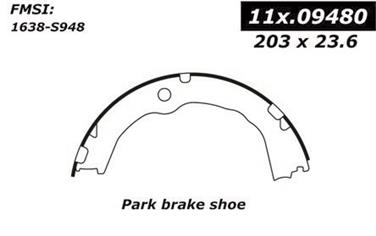 2013 Cadillac CTS Parking Brake Shoe CE 111.09480