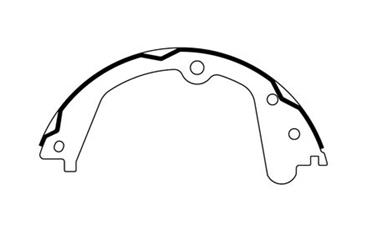 2009 Ford E-150 Parking Brake Shoe CE 111.09520