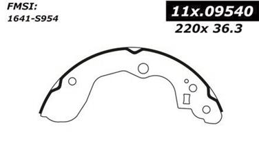 Drum Brake Shoe CE 111.09540