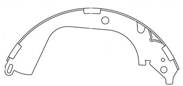 Drum Brake Shoe CE 111.09590