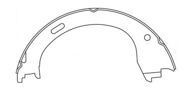 2009 Ford F-150 Parking Brake Shoe CE 111.09610