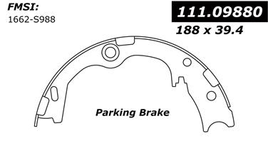 Parking Brake Shoe CE 111.09880