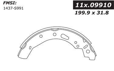 Drum Brake Shoe CE 111.09910