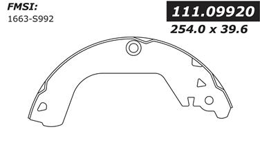 Drum Brake Shoe CE 111.09920