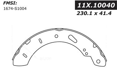 Drum Brake Shoe CE 111.10040