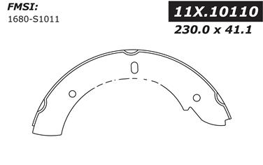 Drum Brake Shoe CE 111.10110