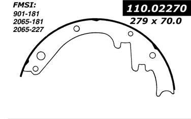 Drum Brake Shoe CE 112.02270